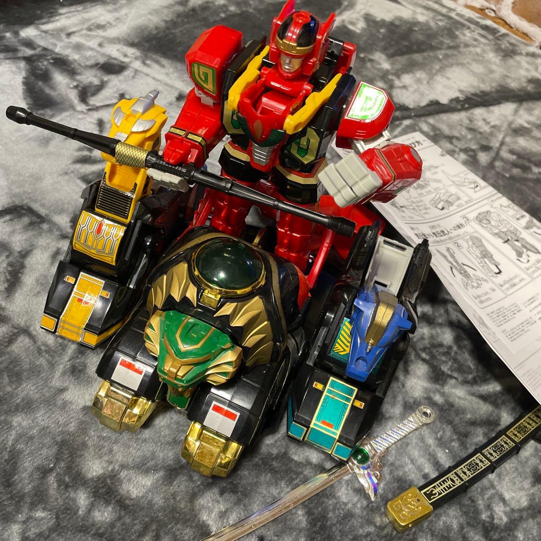 五星戦隊ダイレンジャー　五星合体　DX 大連王　　DX龍星王　DX天空気殿　①