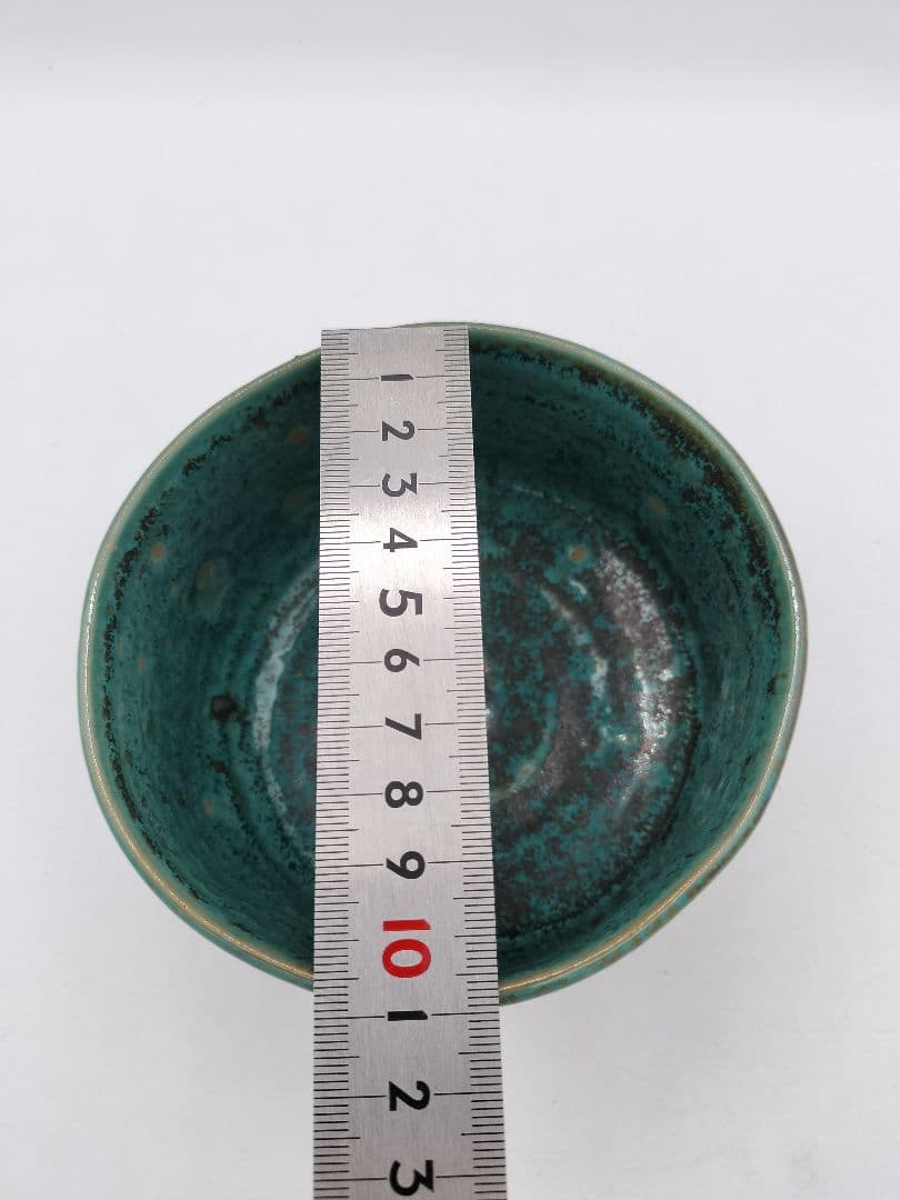 c487 茶碗 上野焼 15代熊谷紅陽 遠州七窯　木箱 茶道具 古物