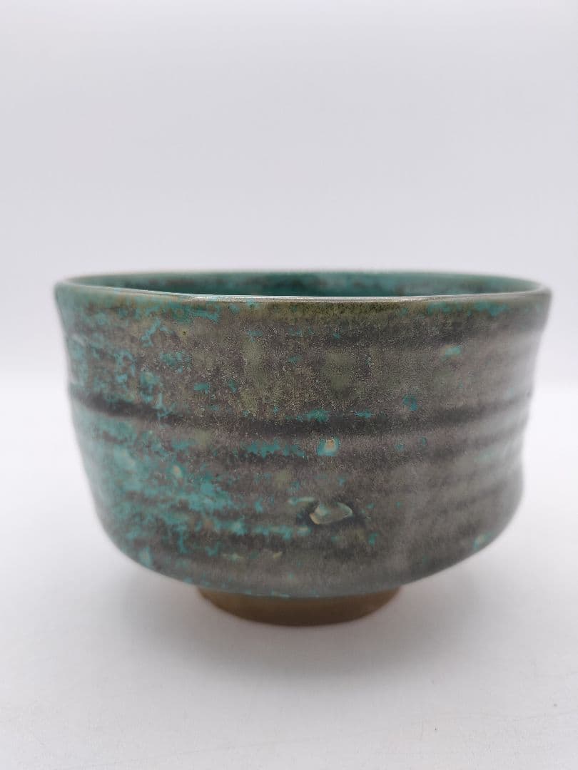 c487 茶碗 上野焼 15代熊谷紅陽 遠州七窯　木箱 茶道具 古物