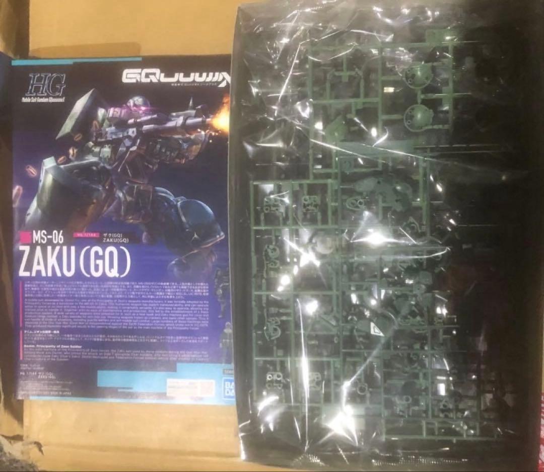 ガンプラHG GQ関連4種セット ギャン／リック・ドム／量産型ザク／ジークアクス