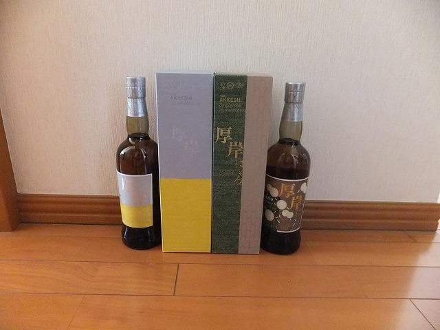 厚岸2本／嘉之助3本／日の丸1本　ウイスキー計6本　新品未開封　箱付