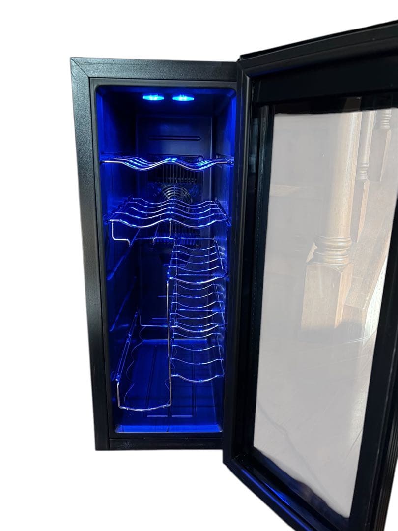 【美品】WIE電子 ペルチェ式ミニワインクーラー WIWCTE12BFGADX