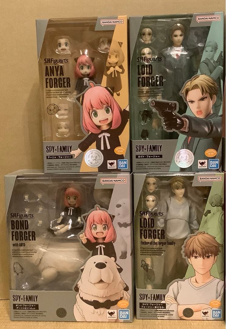 【新品・未開封】S.H.figuarts SPY×FAMILY　8点セット