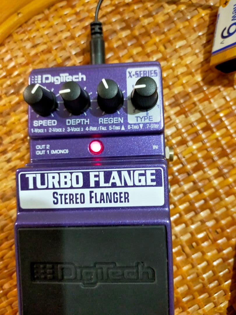【３/７迄出品予定】中古DigiTech TURBO FLANGE フランジャー