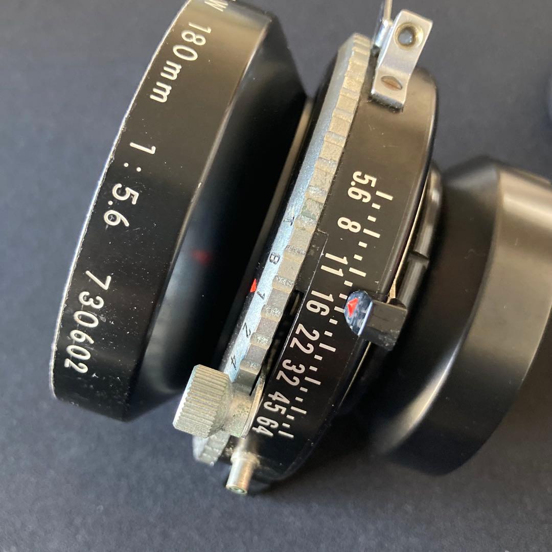 NIKON NIKKOR-W 180/5.6 レンズ傷