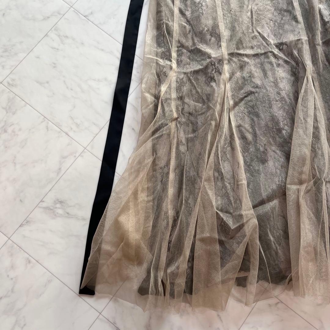 niana ニアナ　チュールレイヤードレースキャミワンピドレス　オケージョン　M