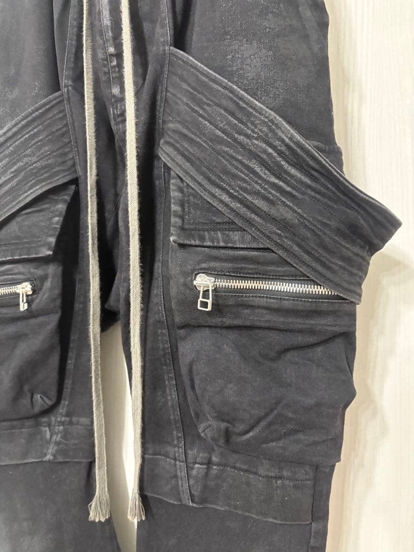 A.F ARTEFACT SLIM CARGO PANTS コーティング加工