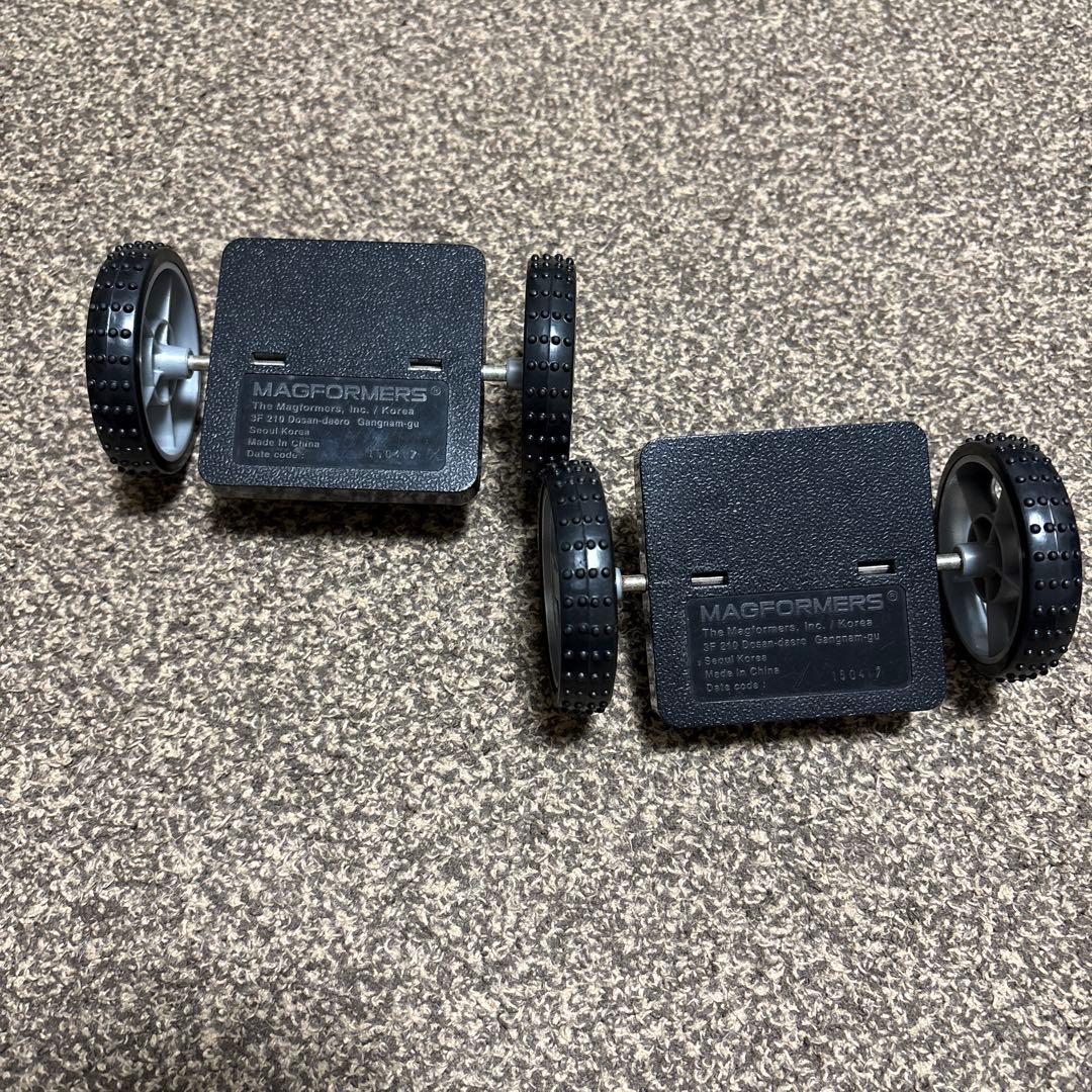 ボーネルンド　マグフォーマー　102ピース　タイヤパーツ付き