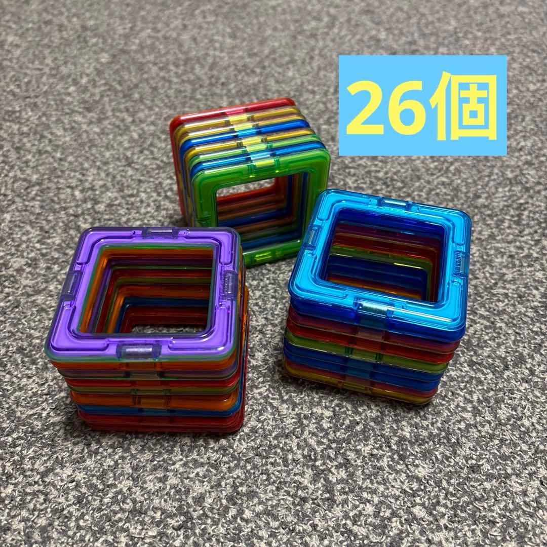 ボーネルンド　マグフォーマー　102ピース　タイヤパーツ付き