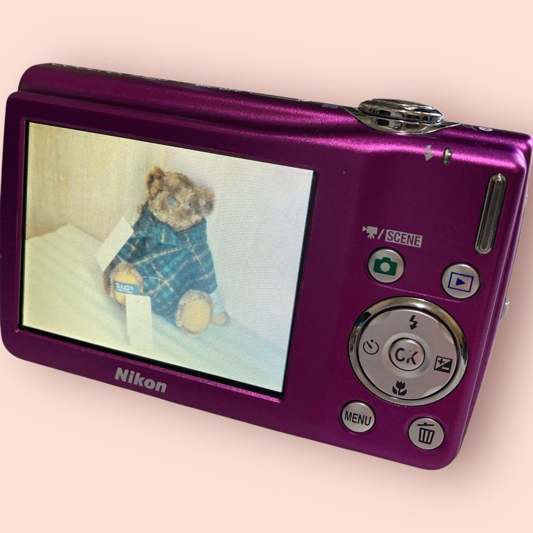 [美品•即使用可能]Nikon COOLPIX S220ピンク 1810万画素
