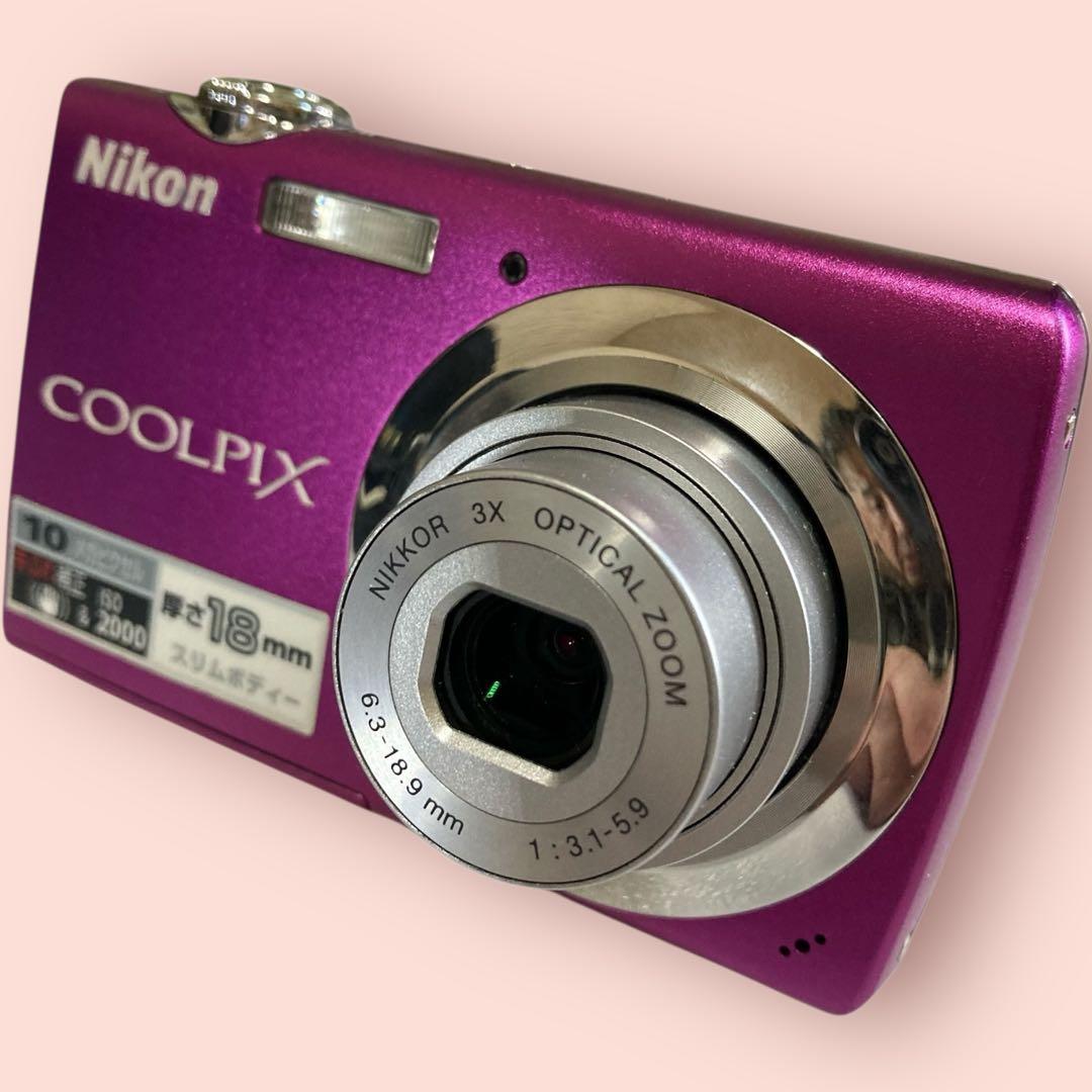 [美品•即使用可能]Nikon COOLPIX S220ピンク 1810万画素