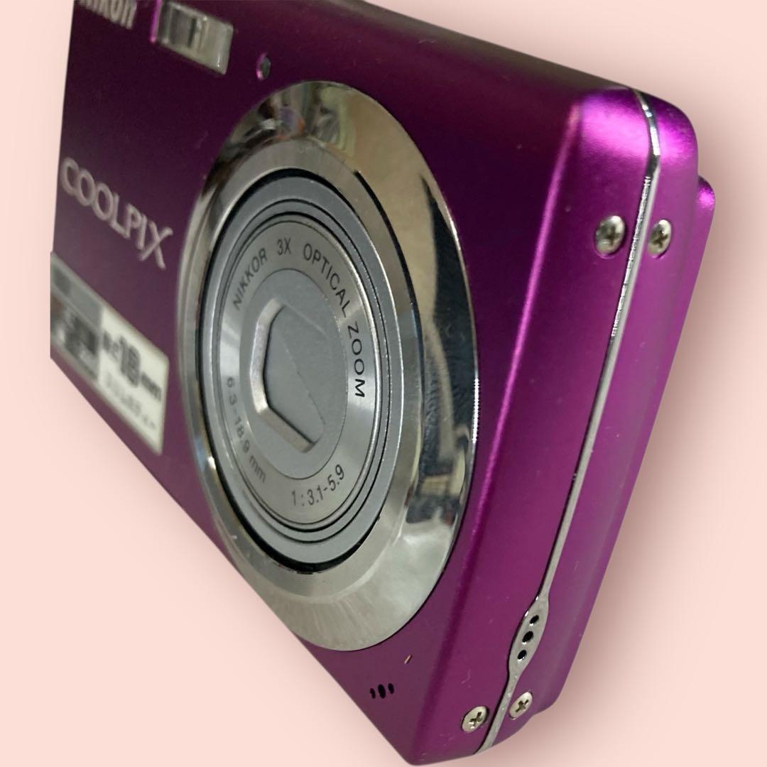 [美品•即使用可能]Nikon COOLPIX S220ピンク 1810万画素