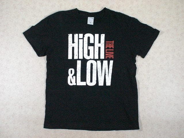W47370 エグザイル　HiGH&LOW THE LIVE Ｔシャツ　黒　Ｓ