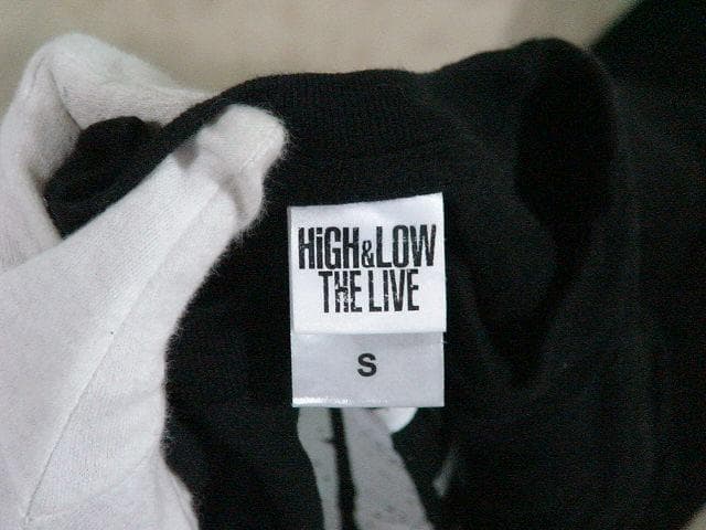 W47370 エグザイル　HiGH&LOW THE LIVE Ｔシャツ　黒　Ｓ