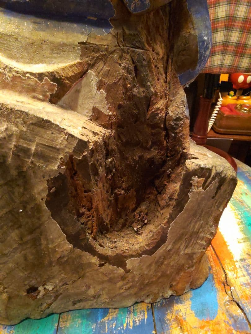 時代木彫り恵比須様　　江戸期はあるかと思います。　パワー、オーラーがすごい!