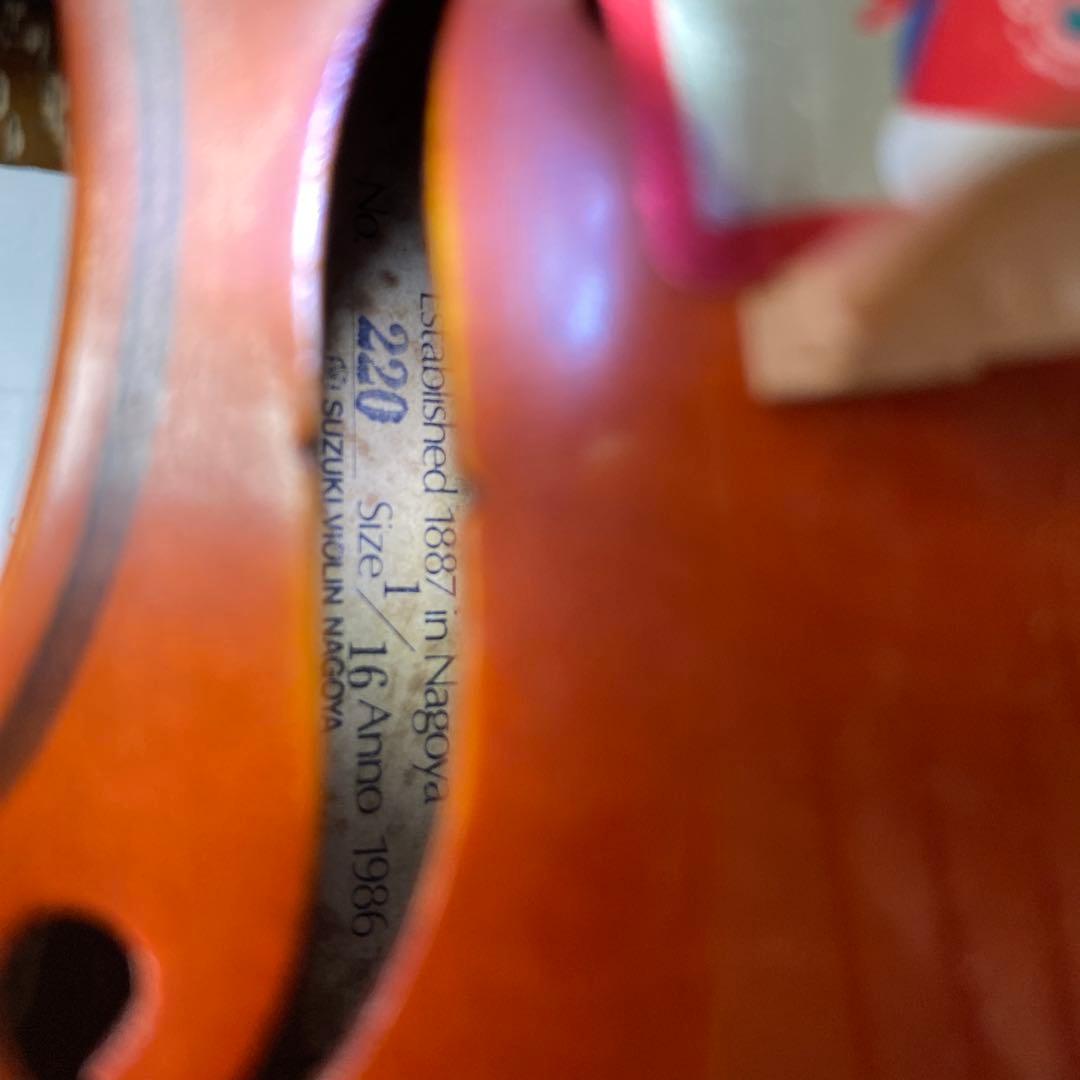 Suzuki バイオリン1/16とケース