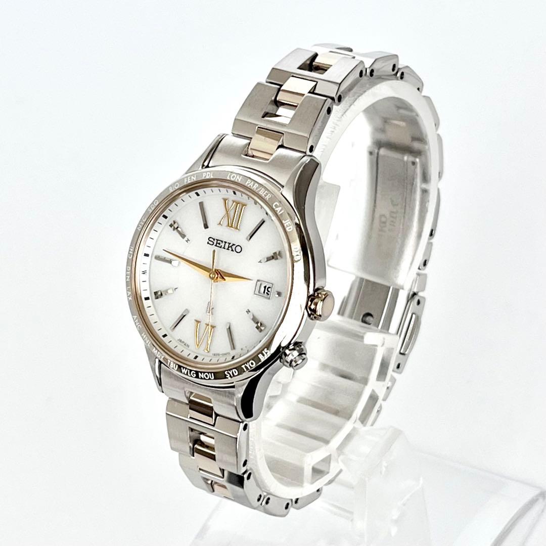 セイコー SEIKO ルキア レディース 腕時計 稼働 電波ソーラー s2159