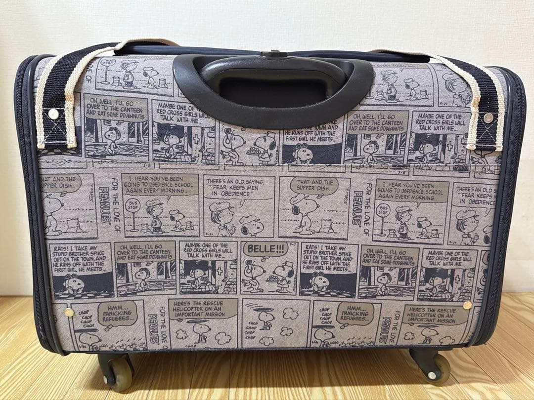レア柄❗️ペットパラダイス スヌーピー コミック柄 キャリーバッグ