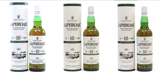 【新品・未開封】ラフロイグ 10年 オリジナルカスクストレングス 3本セット