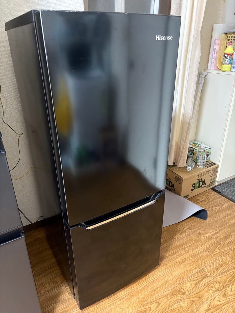 【送料込】ハイセンス　HR-D15CB 冷蔵庫 パールブラック /150L