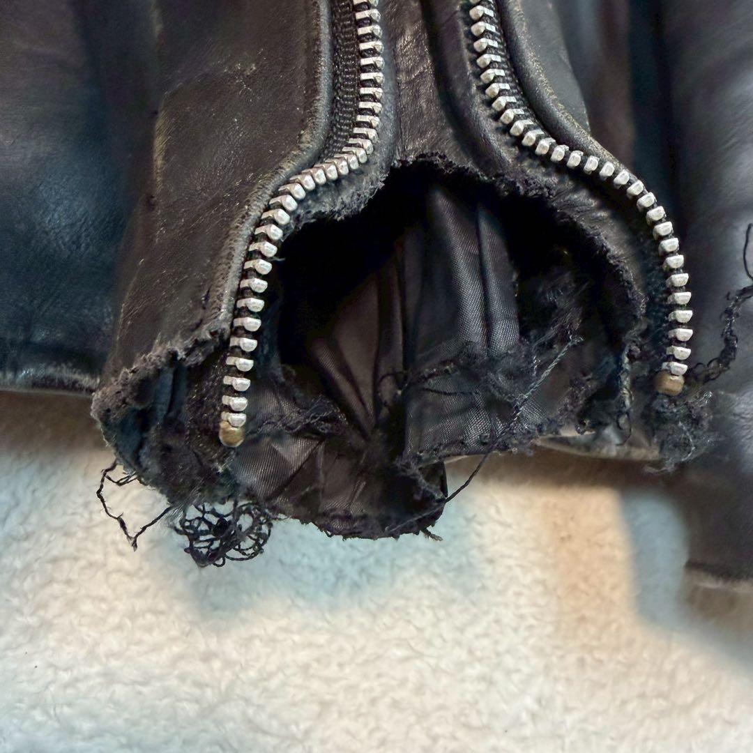 SIZE42 SCHOTT 641 ライダースジャケット ライナー 大きいサイズ