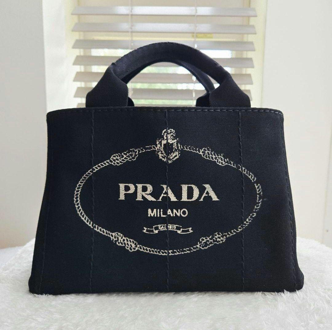 ⭐訳あり品⭐美品 プラダ カナパ ハンドバッグ ショルダー付き 2way