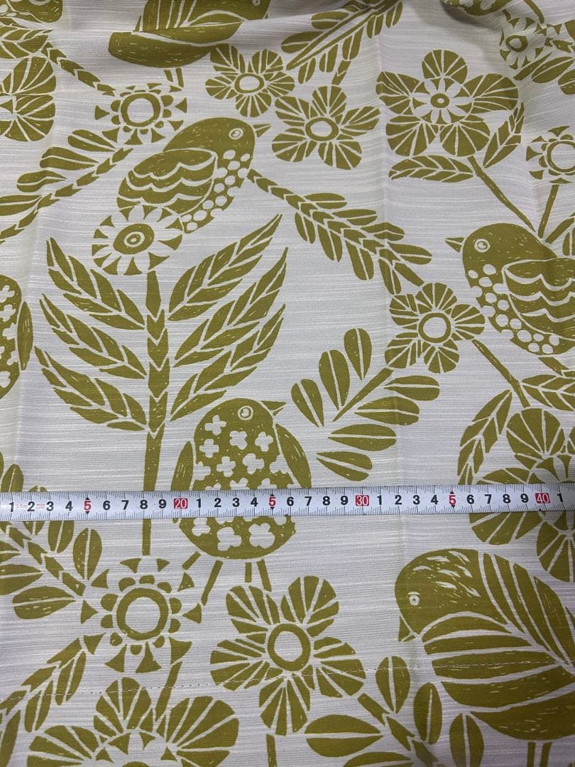 鳥柄生地サンプルページ