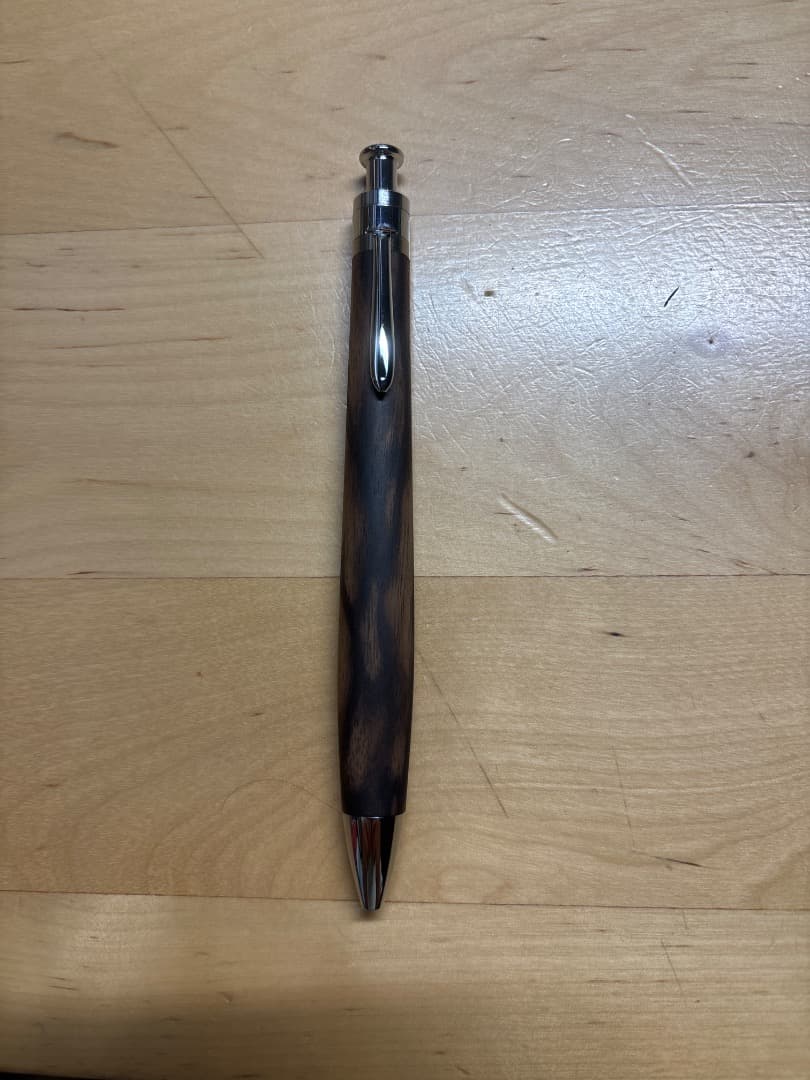 工房楔　黒柿孔雀木　ボールペン