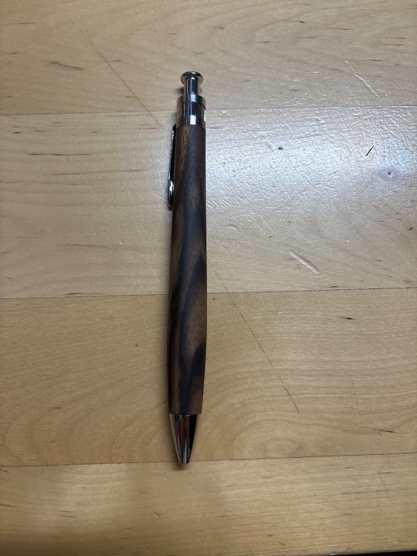 工房楔　黒柿孔雀木　ボールペン