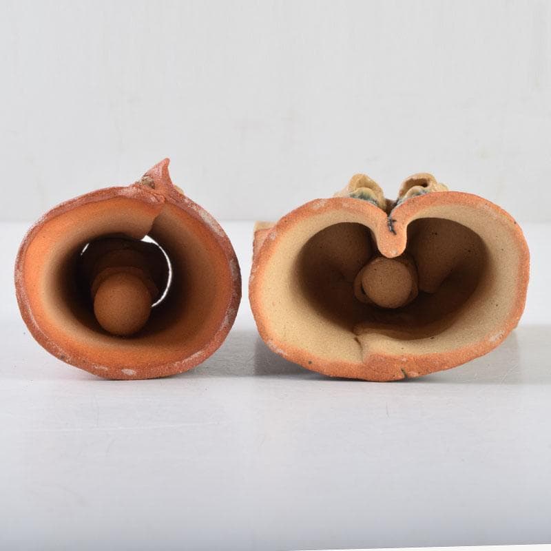 矢羽田英子作　陶人形　雛人形　立雛　共箱　V 8703