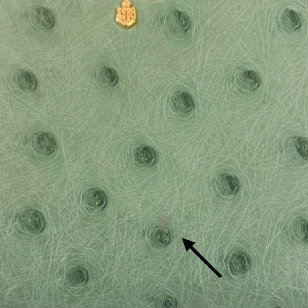 【kanmi✩.*˚】PRADA 二つ折り財布　オーストリッチ