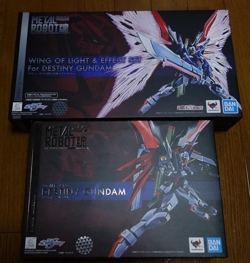 L ROBOT魂　デスティニーガンダム ＋ 光の翼&エフェクトセット