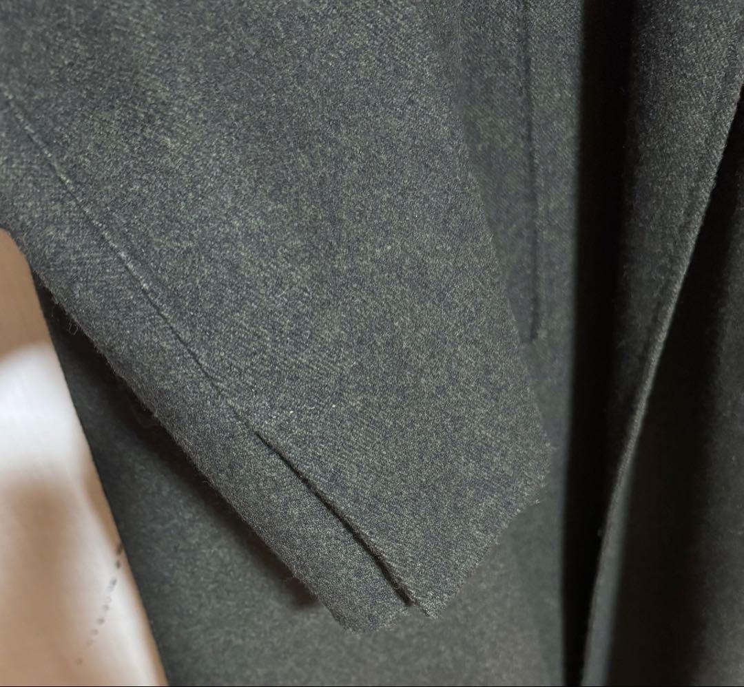 ebure エブール 新品タグ付 ファインウールリバーコート