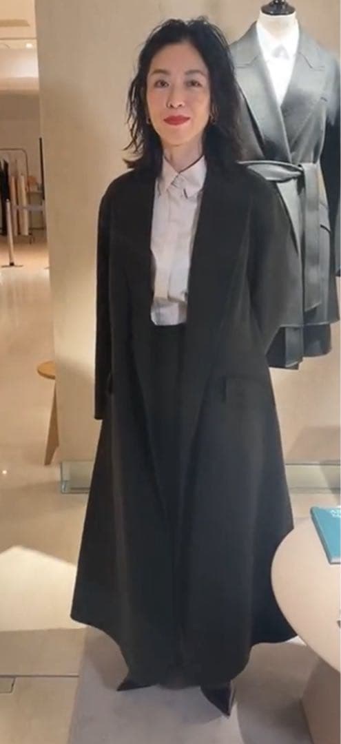 ebure エブール 新品タグ付 ファインウールリバーコート