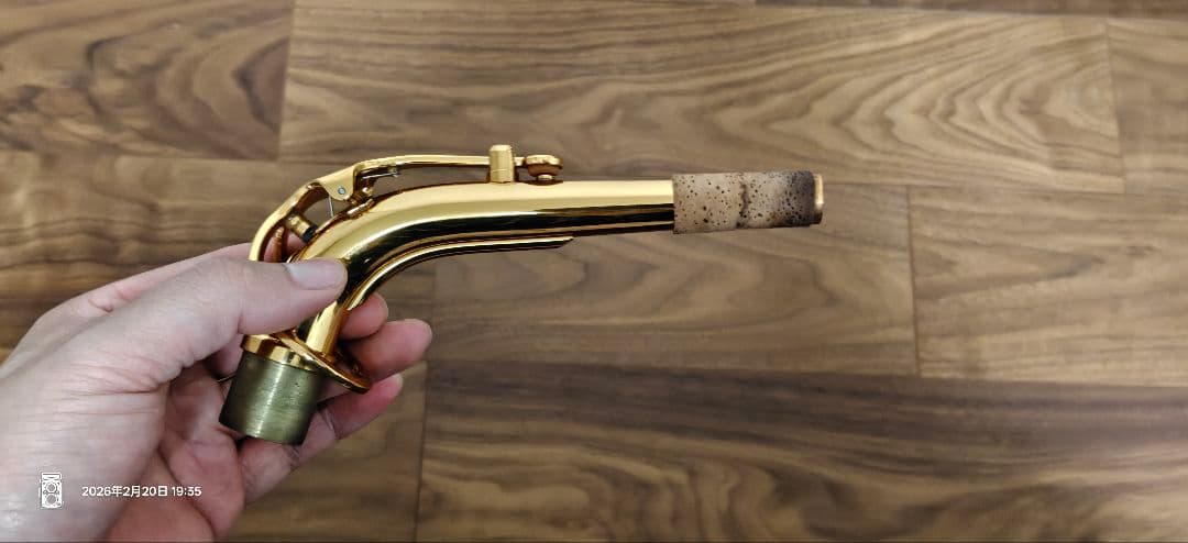 アルトサックス 　ネック&練習弱音器&演奏マイクホルダー&サックス楽譜ホルダー