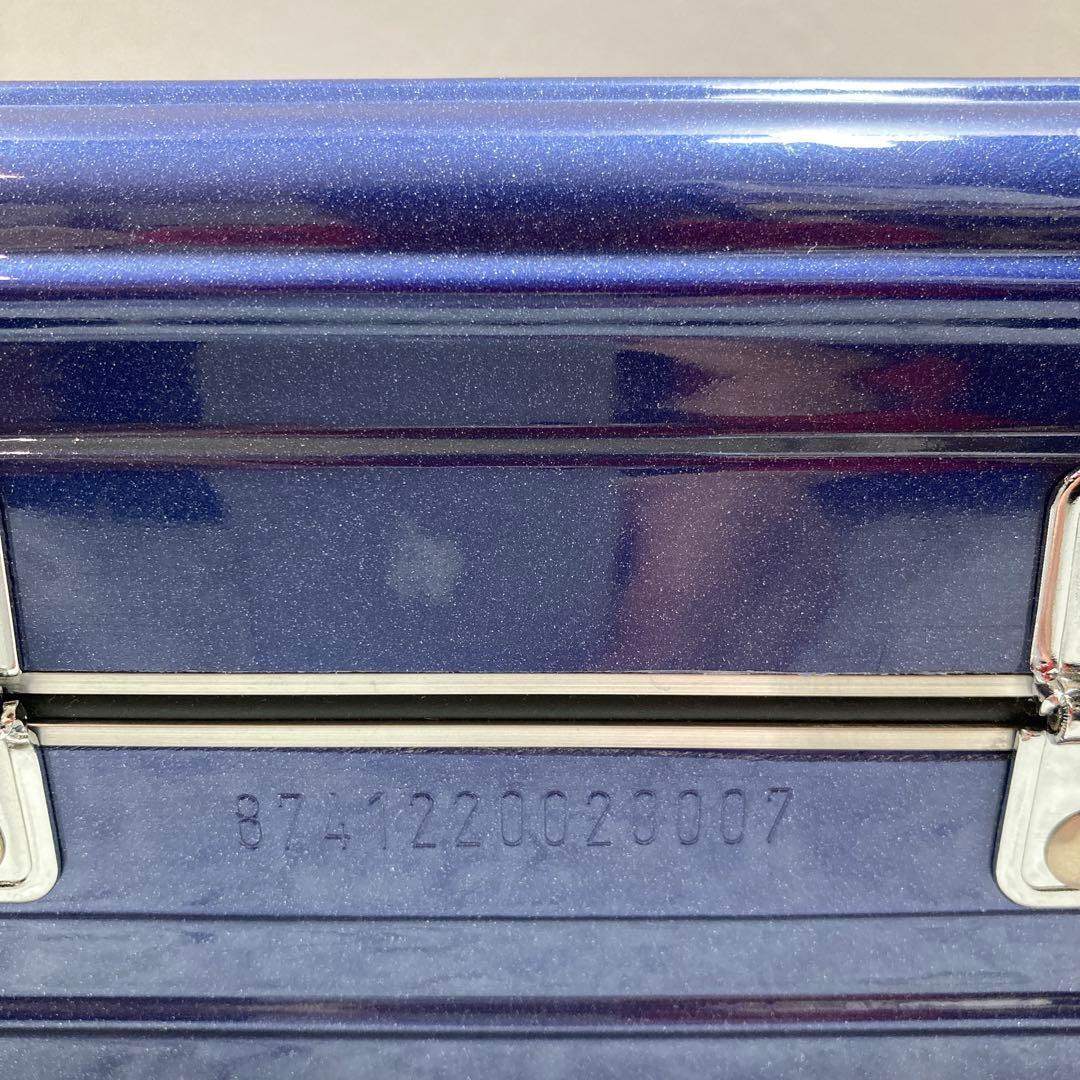 極美品 リモワ アタッシュケース リンボ 紺 ポリカーボネート 19L ビジネス