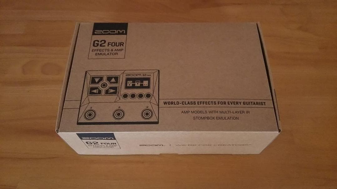 新品送料込 ZOOM G2 FOUR アダプター箱説明書有 マルチエフェクター