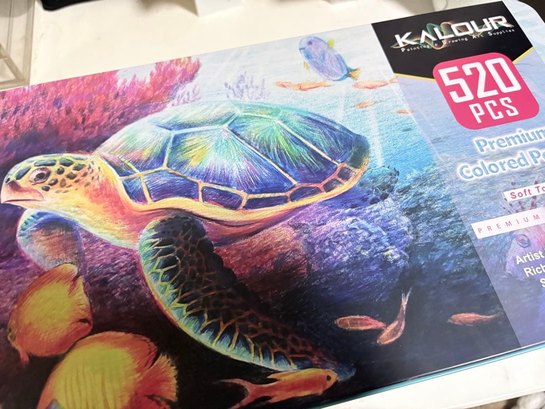 KALOUR 油性色鉛筆 520 PCS