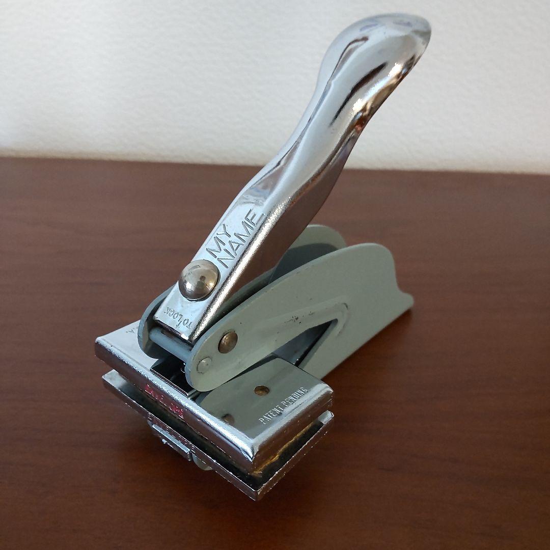 アメリカ ヴィンテージ エンボッサー スタンプ 072212