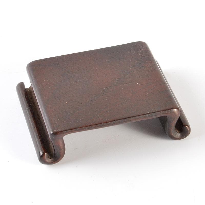 中国　唐木紫壇製　小さな平卓　飾台　香炉台　N　5817E