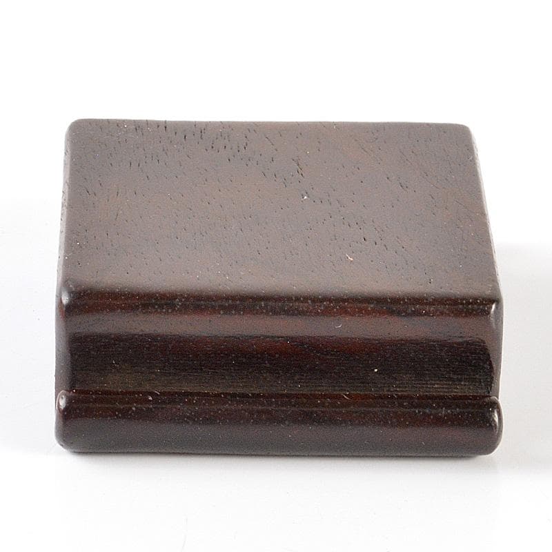 中国　唐木紫壇製　小さな平卓　飾台　香炉台　N　5817E