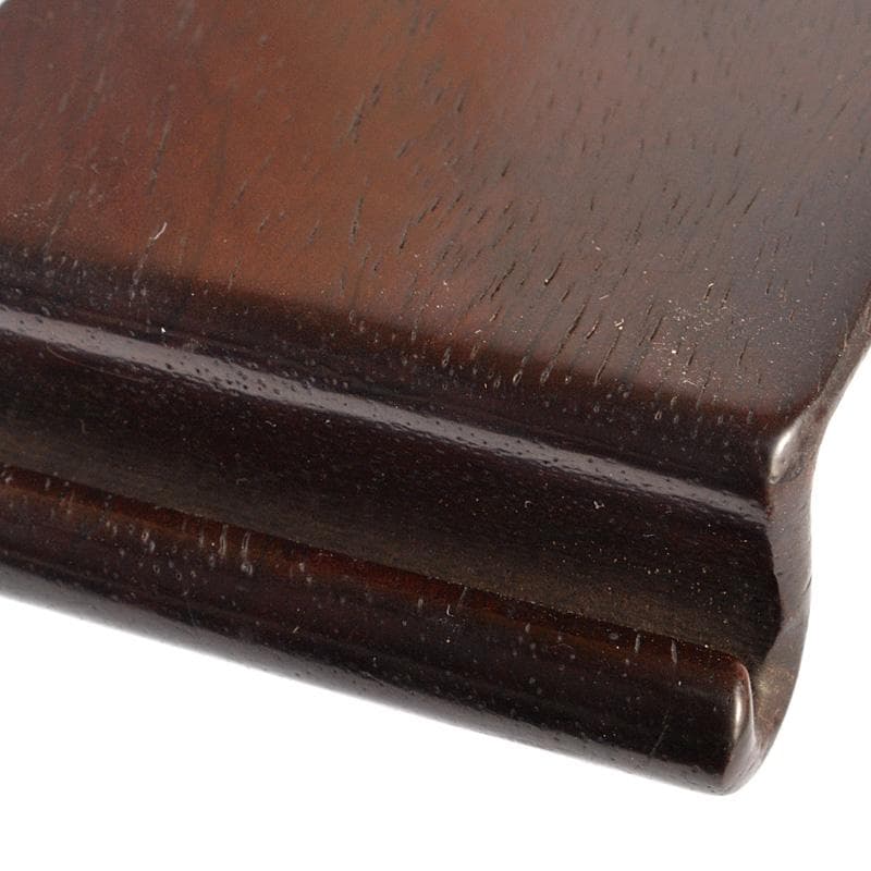 中国　唐木紫壇製　小さな平卓　飾台　香炉台　N　5817E