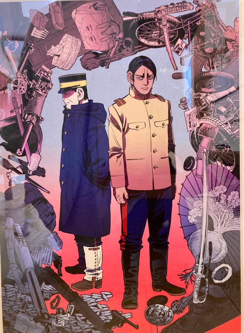 受注生産　複製原画　月島軍曹　鯉登少尉　ゴールデンカムイ