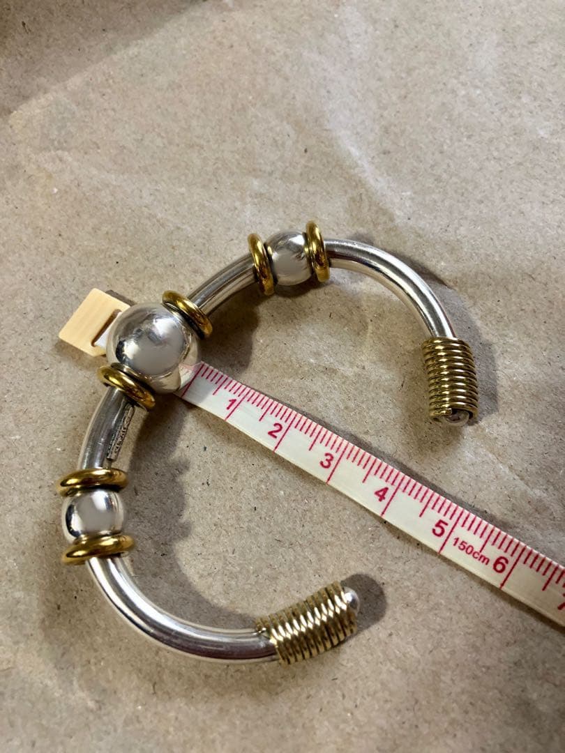 さ*き様 メキシコ製 vintage 925 シルバーバングル メキシカンジュエ