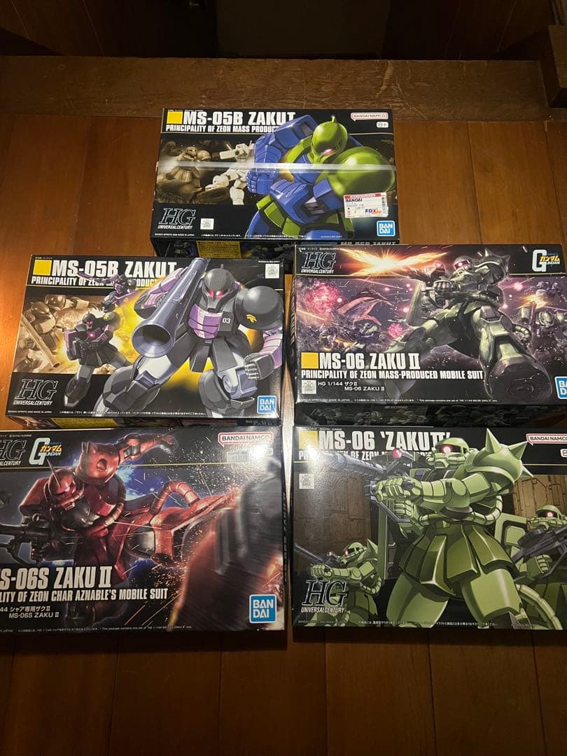 機動戦士ガンダム HG 1/144 ザク 詰め合わせ ジークジオン！ 5点セット