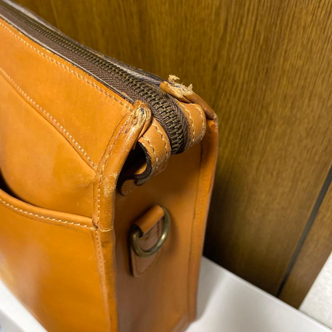 レザーバッグ マーストン ブリーフ ビジネス　TUSTING 茶色　キャメル