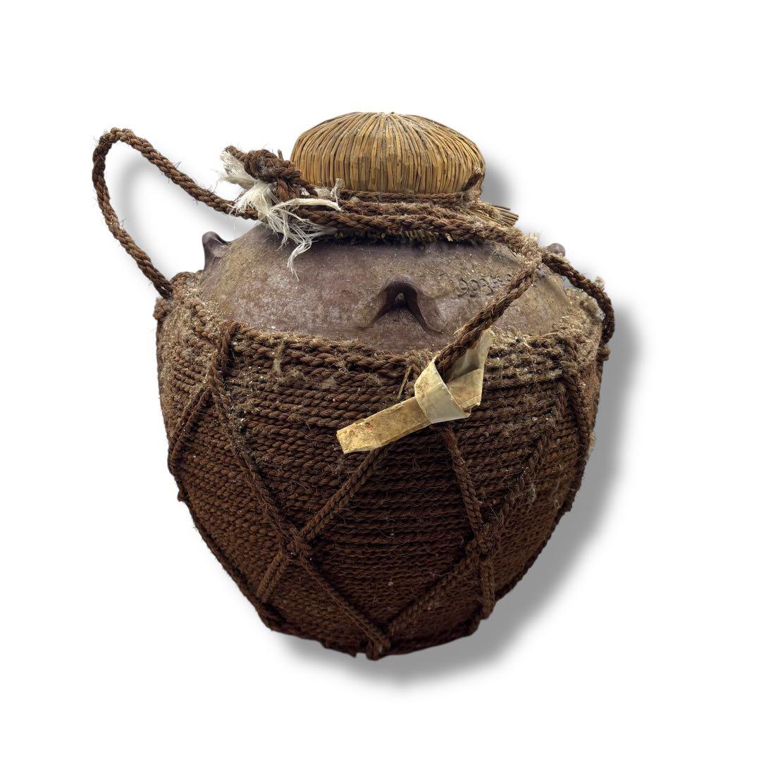 未開栓 瑞泉 琉球泡盛 43度 9L 5升 1993年? 古酒 壺 縄包み 沖縄