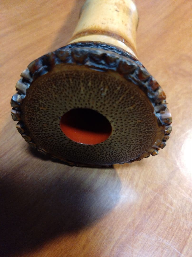 値下げ都山流一尺八寸管　竹仙銘