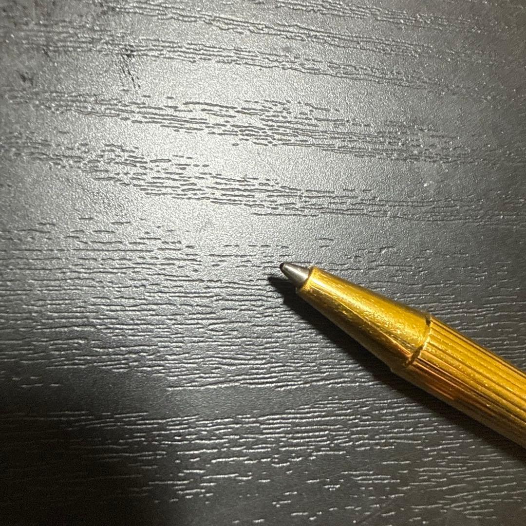 Cartier カルティエ　ツイスト式ボールペン　ゴールドカラー　筆記確認済み