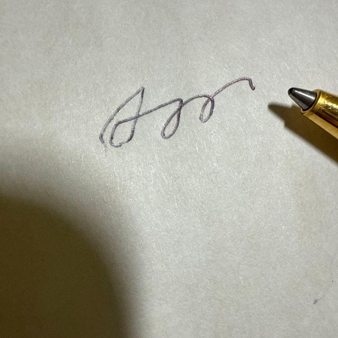 Cartier カルティエ　ツイスト式ボールペン　ゴールドカラー　筆記確認済み